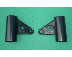 DRŽÁKY SVĚTLA - TYP RETRO, TRAVEL - SVĚTLOMET NÍŽE (PÁR) - ČERNÉ